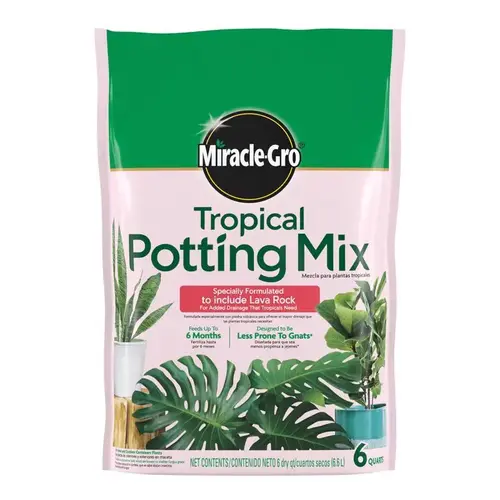 Tropical Potting Mix, Solid, 6 qt Bag Tropical Potting Mix, Solid, 6 qt Bag