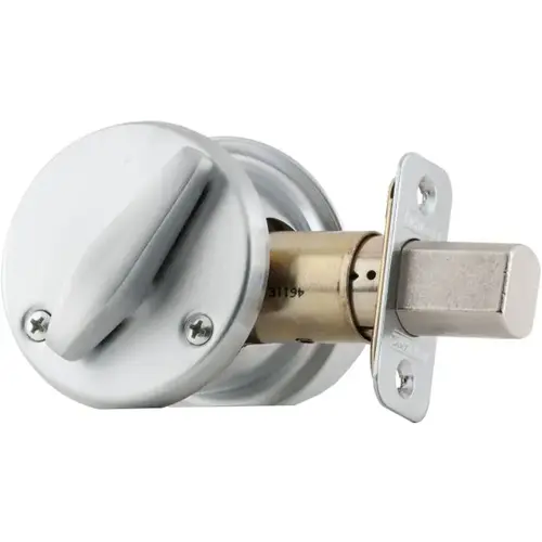 Grade 2 Single Cylinder Deadbolt with C Keyway with 12287 Latch and 10094 Strike Satin Chrome Finish Grade 2 Single Cylinder Deadbolt with C Keyway with 12287 Latch and 10094 Strike Satin Chrome Finish