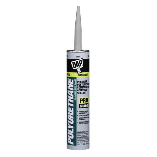 10.1 Oz. Premium Polyurethane Construction Adhesive Sealant, Gray 10.1 Oz. Premium Polyurethane Construction Adhesive Sealant, Gray