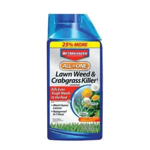 BioAdvanced 704140A Crabgrass and Weed Killer, Liquid, Black/Brown, 32 oz Bottle