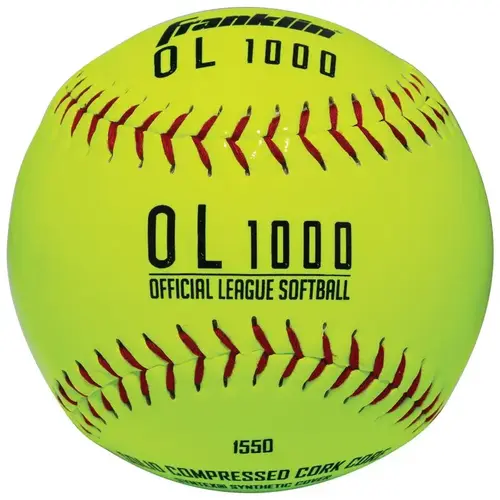 Softballs Yellow Synthetic 12" Yellow - pack of 12