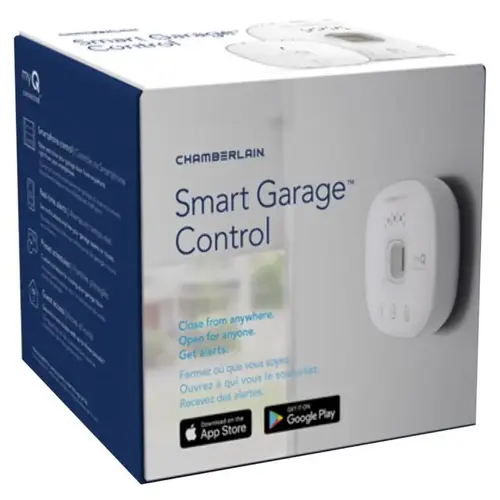 MYQ-G0301C Smart Garage Hub, 120 V, Wi-Fi, Wireless, Black White