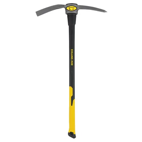 Pick Mattock 5 lb 36" Fiberglass Handle Black/Yellow Pick Mattock 5 lb 36" Fiberglass Handle Black/Yellow
