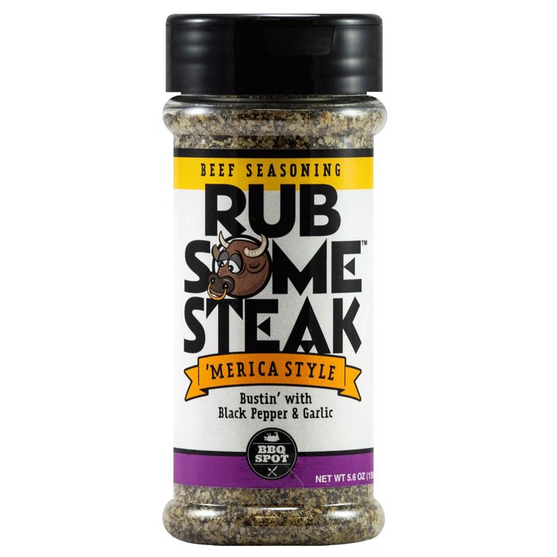 Rub Some Steak OW85330 Seasoning Rub Black Pepper & Garlic 5.3 oz