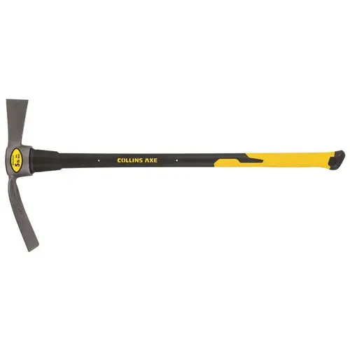 Mattock 5 lb Cutter 36" Fiberglass Handle Black/Yellow Mattock 5 lb Cutter 36" Fiberglass Handle Black/Yellow