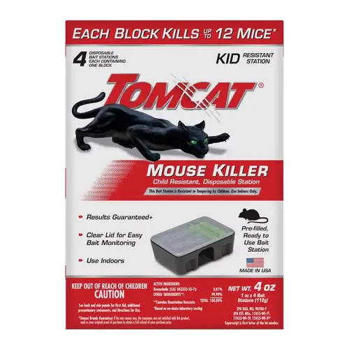 Disposable Mouse Bait Station, 1 oz Bait, Emerald Green - pack of 4 Disposable Mouse Bait Station, 1 oz Bait, Emerald Green - pack of 4