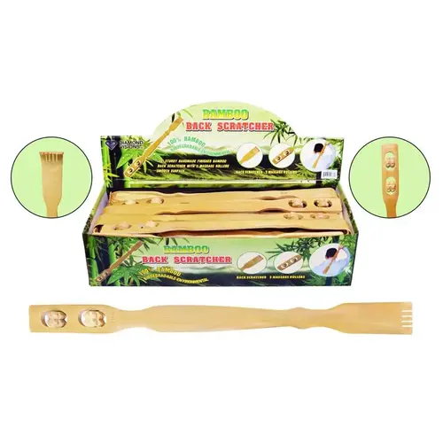 Back Scratcher Massager Bamboo Beige - pack of 36 Back Scratcher Massager Bamboo Beige - pack of 36