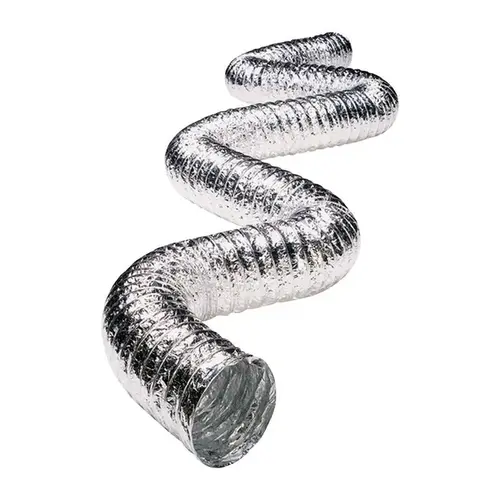 Dryer Transition Duct Supurr-Flex 20 ft. L X 4" D Silver Aluminum Silver Dryer Transition Duct Supurr-Flex 20 ft. L X 4" D Silver Aluminum Silver