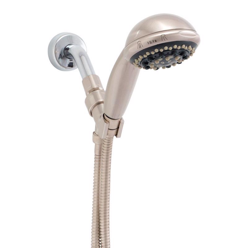 Whedon AFR6C-N Handheld Showerhead Rainbo Brushed Nickel Plastic 7 settings 2.5 gpm Brushed Nickel