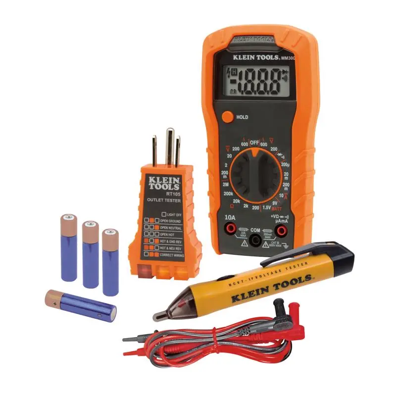 Klein Tools Electrical Test Equipment Accessories; Accessory Type: Receptacle Tester ; For Use With: Meters or Any Brand ; Color: O 69149P Klein Tools Electrical Test Equipment Accessories; Accessory Type: Receptacle Tester ; For Use With: Meters or Any Brand ; Color: O 69149P