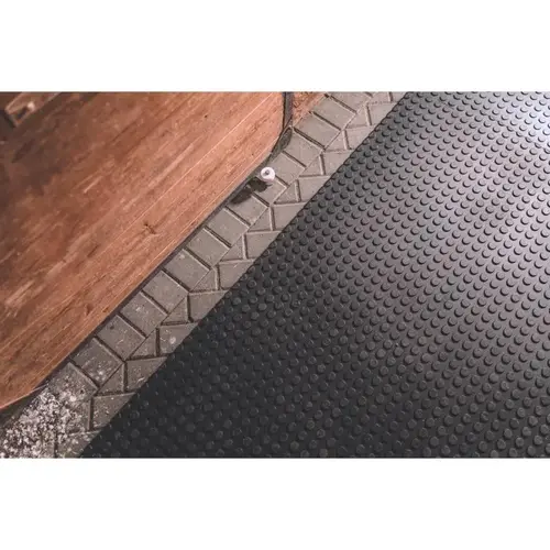 Stall Mat, Textured Punter, Black - pack of 25 Stall Mat, Textured Punter, Black - pack of 25