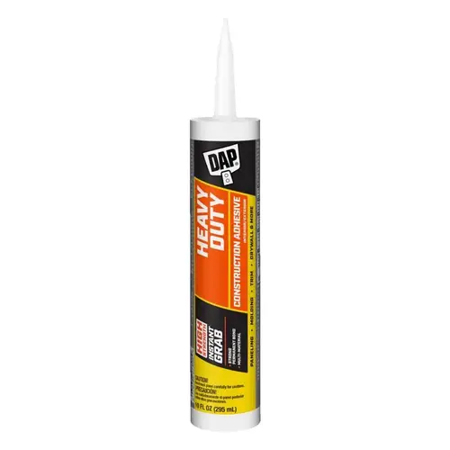 Heavy Duty Heavy Duty Construction Adhesive Off-White Paste 10 oz Cartridge - pack of 12 Heavy Duty Heavy Duty Construction Adhesive Off-White Paste 10 oz Cartridge - pack of 12