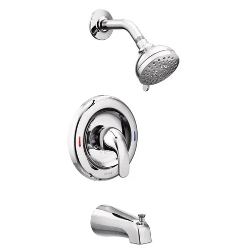 Adler Series L82694EP Tub and Shower Faucet, Standard Showerhead, 2 gpm Showerhead, 2 Spray Settings, 1-Handle Chrome Plated Adler Series L82694EP Tub and Shower Faucet, Standard Showerhead, 2 gpm Showerhead, 2 Spray Settings, 1-Handle Chrome Plated