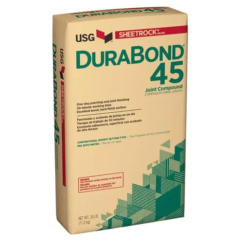 Joint Compound Durabond 45 Natural All Purpose 25 lb Natural White Joint Compound Durabond 45 Natural All Purpose 25 lb Natural White