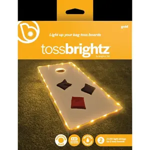 Brightz A5441 LED Lighting Kit Bean Bag Game ABS Plastics/Polyurethane/Electronics Gold
