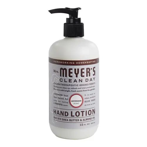 Hand Lotion Mrs. Meyer's Clean Day Lavender Scent 12 oz - pack of 6 Hand Lotion Mrs. Meyer's Clean Day Lavender Scent 12 oz - pack of 6