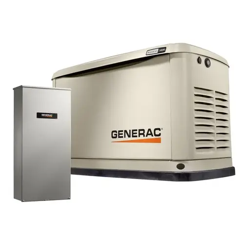 Generator Guardian 240 V Natural Gas or Propane Home Standby Gray Generator Guardian 240 V Natural Gas or Propane Home Standby Gray