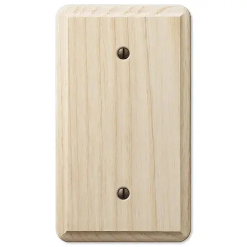 Wall Plate Contemporary Unfinished Beige 1 gang Ash Wood Blank Unfinished Wall Plate Contemporary Unfinished Beige 1 gang Ash Wood Blank Unfinished
