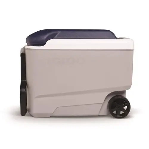 MaxCold 40 Qt. Roller Cooler, Ash Gray & Aegean Sea Blue MaxCold 40 Qt. Roller Cooler, Ash Gray & Aegean Sea Blue