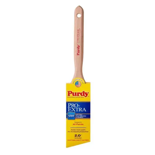 Trim Paint Brush Pro-Extra Glide 2" Stiff Angle Trim Paint Brush Pro-Extra Glide 2" Stiff Angle