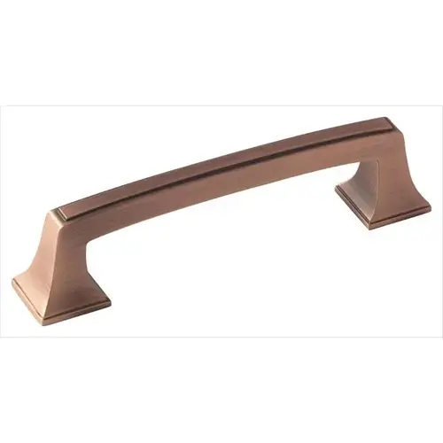 Mulholland Traditional Style Bar Cabinet Pull Handle 3 3/4" Center to Center Brushed Copper Mulholland Traditional Style Bar Cabinet Pull Handle 3 3/4" Center to Center Brushed Copper