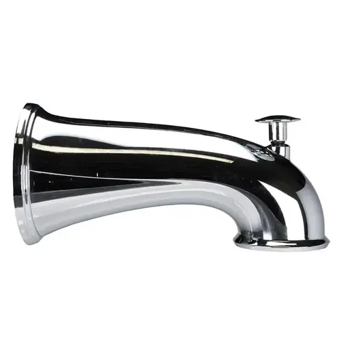 6 In. Chrome Bathtub Spout with Diverter 6 In. Chrome Bathtub Spout with Diverter