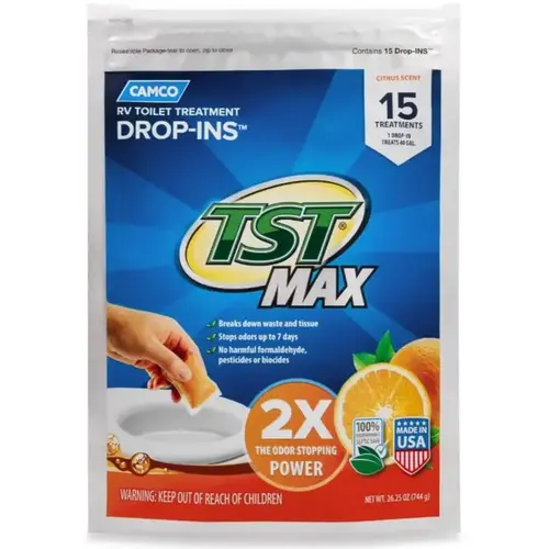 RV Toilet Treatment, Granular, Citrus Bright Orange RV Toilet Treatment, Granular, Citrus Bright Orange