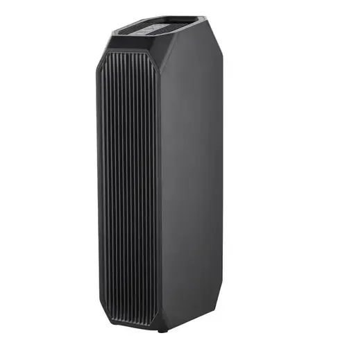 3-In-1 HEPA/Carbon 222 Sq. Ft. Tower Air Purifier with UV Sanitizer Black