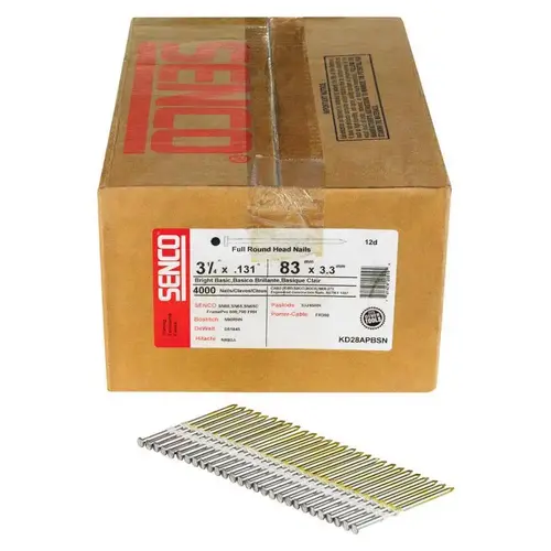Framing Nails 3-1/4" Angled Strip Bright 20 deg Bright Framing Nails 3-1/4" Angled Strip Bright 20 deg Bright