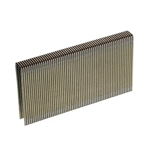 Heavy Wire Staples N-Series 7/16" W X 2" L 16 Ga. Narrow Crown Gray Heavy Wire Staples N-Series 7/16" W X 2" L 16 Ga. Narrow Crown Gray