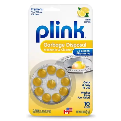 Garbage Disposal Cleaner Tablet 10 pk Cloudy Pale Yellow Garbage Disposal Cleaner Tablet 10 pk Cloudy Pale Yellow