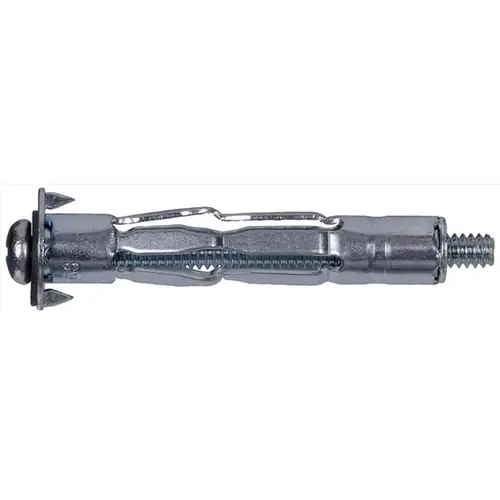 Hollow Wall Anchors 3/16" D X 3/16 Short in. L Metal Pan Head Hollow Wall Anchors 3/16" D X 3/16 Short in. L Metal Pan Head