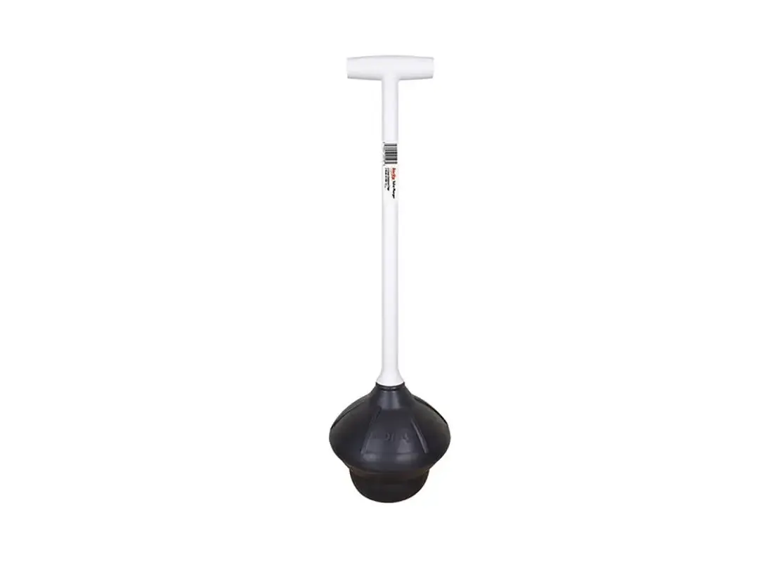 Korky 92-8A Toilet Plunger, 6 in Cup, T-Handle Handle Black