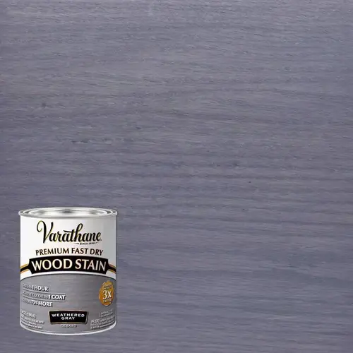 Wood Stain, Weathered Gray, Liquid, 1 qt, Can - pack of 2 Wood Stain, Weathered Gray, Liquid, 1 qt, Can - pack of 2