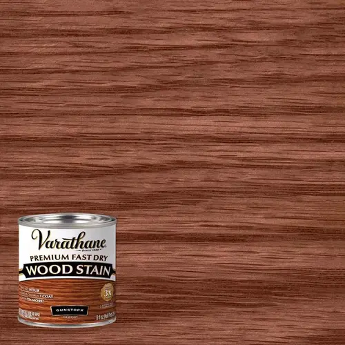 Wood Stain, Gunstock, Liquid, 0.5 pt, Can - pack of 4 Wood Stain, Gunstock, Liquid, 0.5 pt, Can - pack of 4