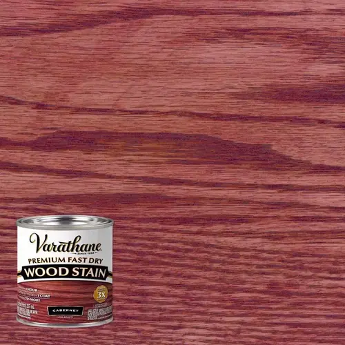 Fast Dry Wood Stain Premium Cabernet Oil-Based 0.5 pt Cabernet Fast Dry Wood Stain Premium Cabernet Oil-Based 0.5 pt Cabernet