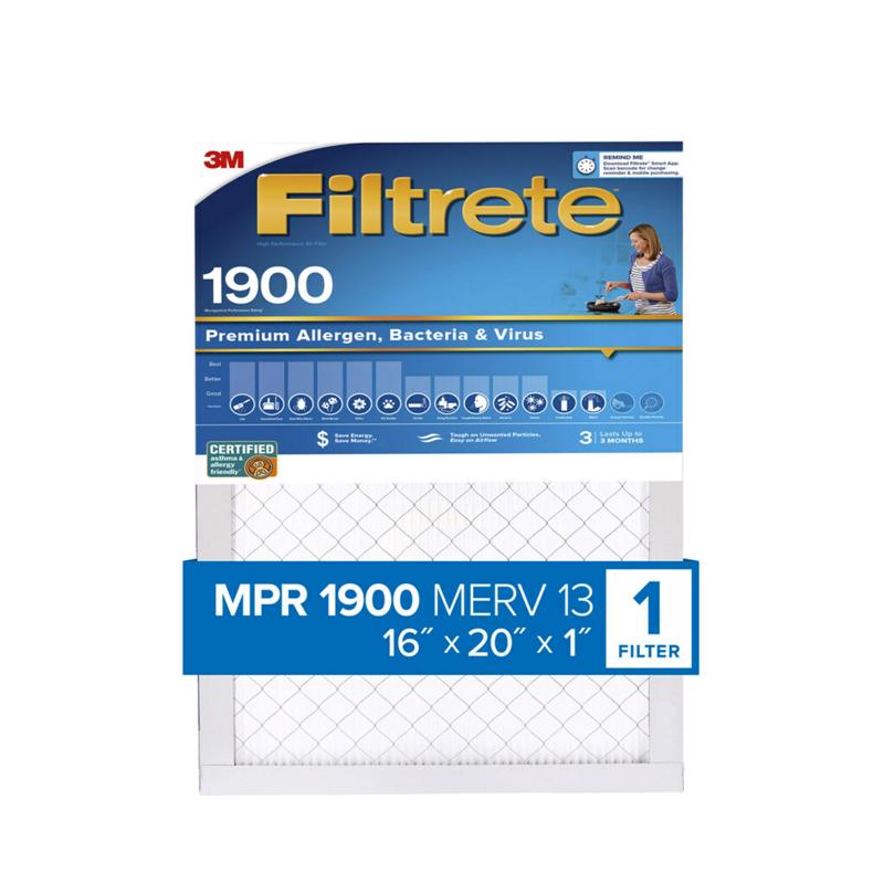 Filtrete UA00-4 Filtrete Ultimate Allergen Reduction Filter , 16 in x 20 in x 1 in