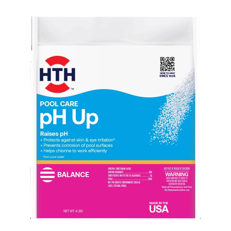 HTH 67058 Pool Care pH Up 4 Lb. pH Increaser Granule
