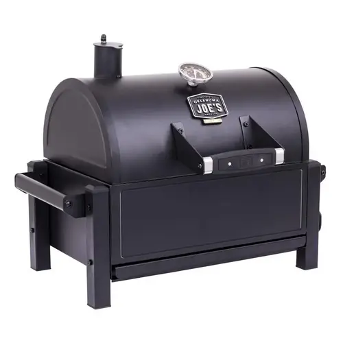 Rambler Tabletop Charcoal Grill, 218 sq-in Primary Cooking Surface, Black, Steel Body Rambler Tabletop Charcoal Grill, 218 sq-in Primary Cooking Surface, Black, Steel Body