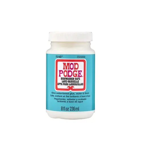 Decoupage Mod Podge High Strength Glue 8 oz Dishwasher-Safe Gloss - pack of 3 Decoupage Mod Podge High Strength Glue 8 oz Dishwasher-Safe Gloss - pack of 3