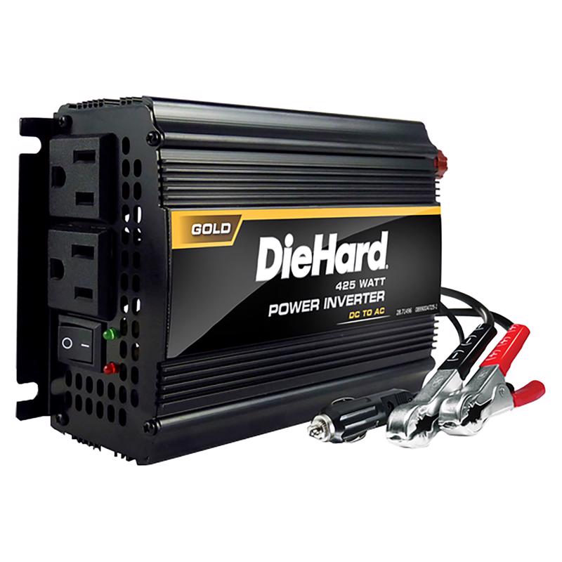 DieHard 71496 Power Inverter Gold 110 V 850 W 2 outlets Black Buy Now