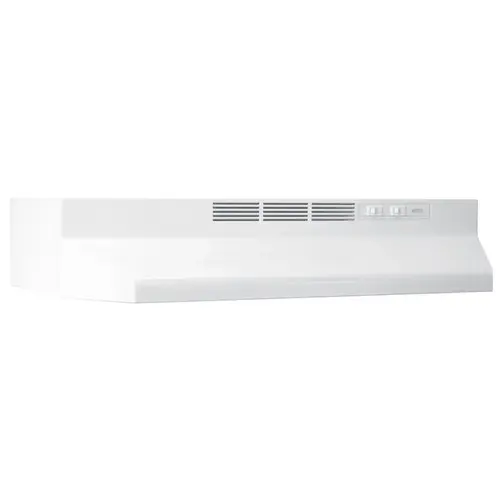 41000 Series 30 in. Ductless Under Cabinet Range Hood with Light in White 41000 Series 30 in. Ductless Under Cabinet Range Hood with Light in White