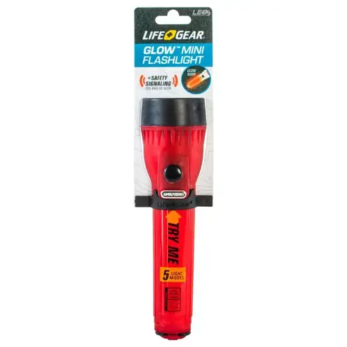 Flashlight Glow 8 lm Red LED LR44 Battery Red Flashlight Glow 8 lm Red LED LR44 Battery Red
