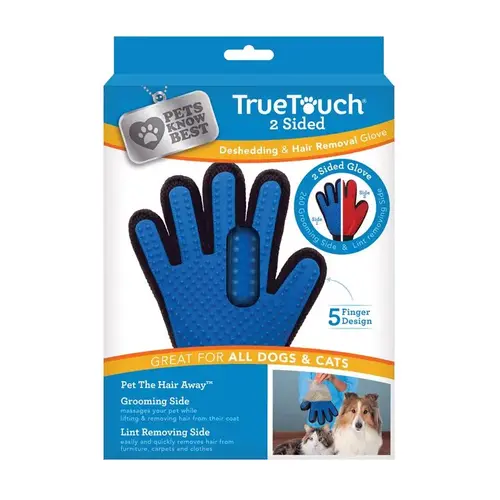 GLOVE DESHEDDING TRUE TOUCH Blue GLOVE DESHEDDING TRUE TOUCH Blue