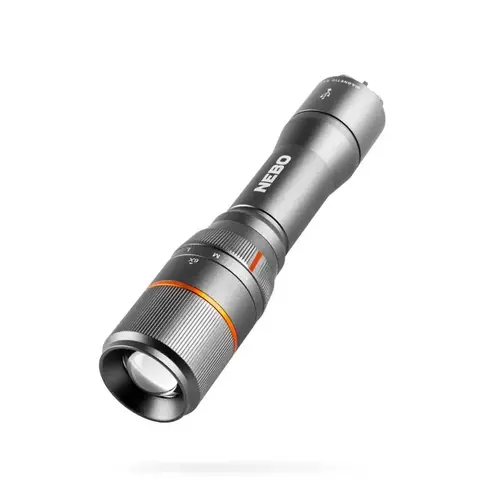 DAVINCI Handheld Flashlight, 2000 mAh, Lithium-Ion Battery, LED Lamp, 1000 Lumens Black DAVINCI Handheld Flashlight, 2000 mAh, Lithium-Ion Battery, LED Lamp, 1000 Lumens Black