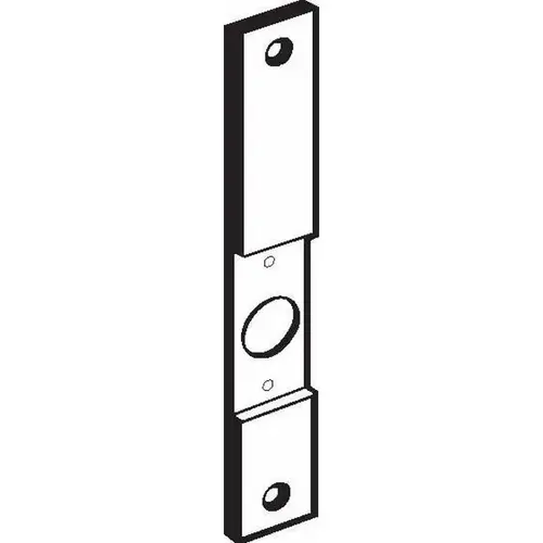 1-1/4" x 8" Conversion Plate for Two 161 Cutouts Chrome Plated Finish 1-1/4" x 8" Conversion Plate for Two 161 Cutouts Chrome Plated Finish