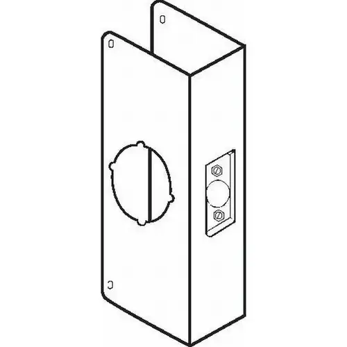 Classic Wrap Around for Thick Doors with 2-3/8" Backset and 2" Door Polished Brass Finish Classic Wrap Around for Thick Doors with 2-3/8" Backset and 2" Door Polished Brass Finish