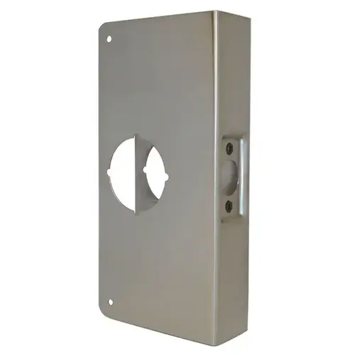 Classic Wrap Around for Cylindrical Door Locks with 2-3/4" Backset and 1-3/4" Door Stainless Steel Finish