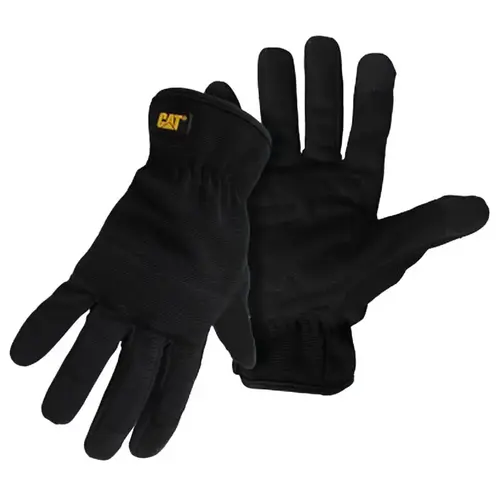 012260X Utility Gloves, XL, Elastic Wrist Cuff, Black 012260X Utility Gloves, XL, Elastic Wrist Cuff, Black