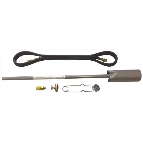 Torch Kit, Propane, 500000 Btu/hr BTU, 10 ft L Hose, 23 in L Handle
